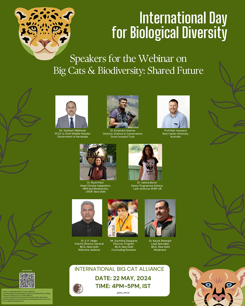 International Day for Biological Diversity webinar poster